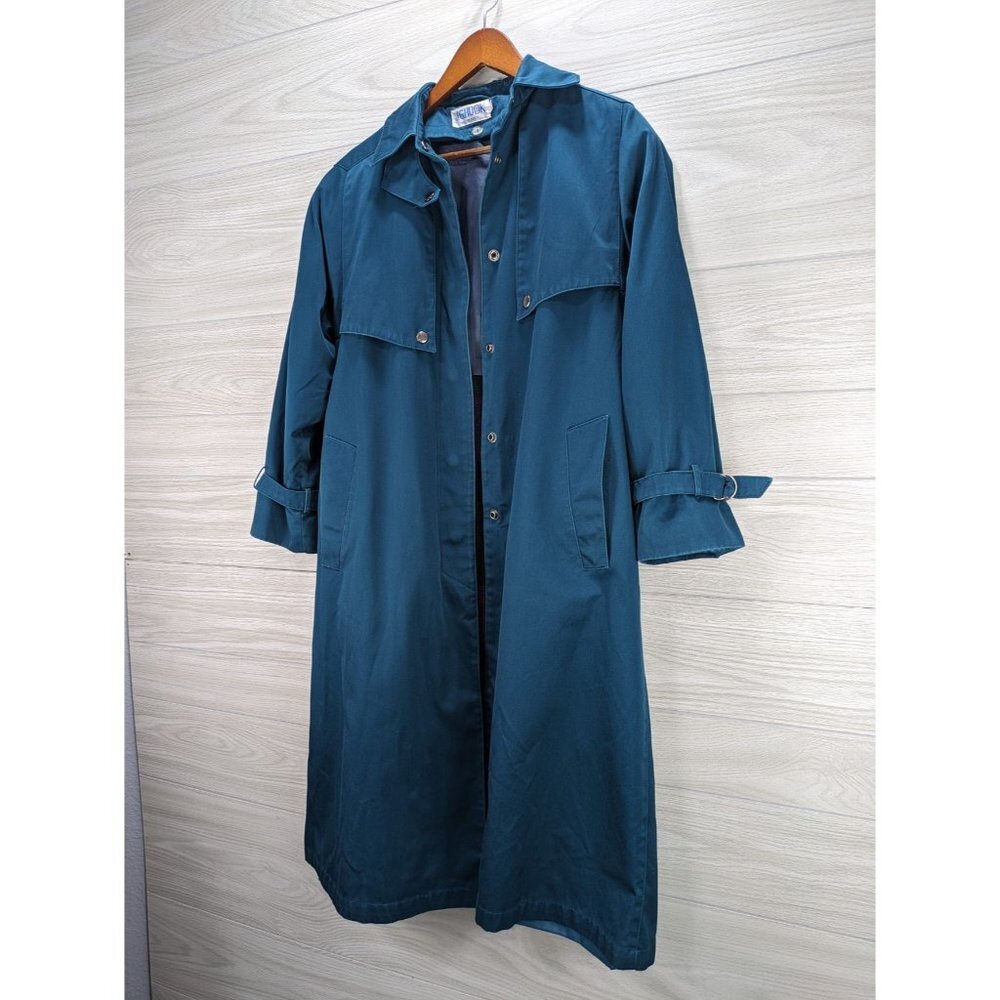 Vintage J.G. Hook Full Length Trench Coat Size 4P - Picture 13 of 16
